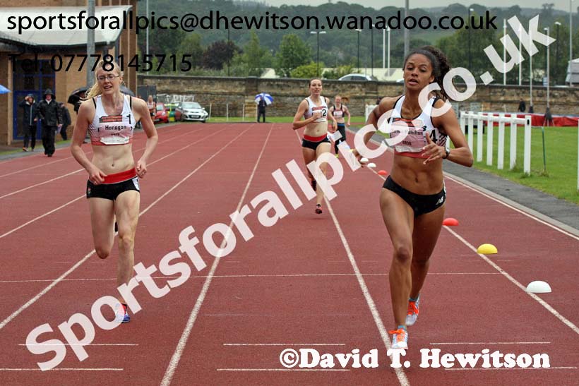 Senior womens 800 metres, EAP International Combined Events, Hexham Northumberland. Photo: David T. Hewitson/Sports for All Pics